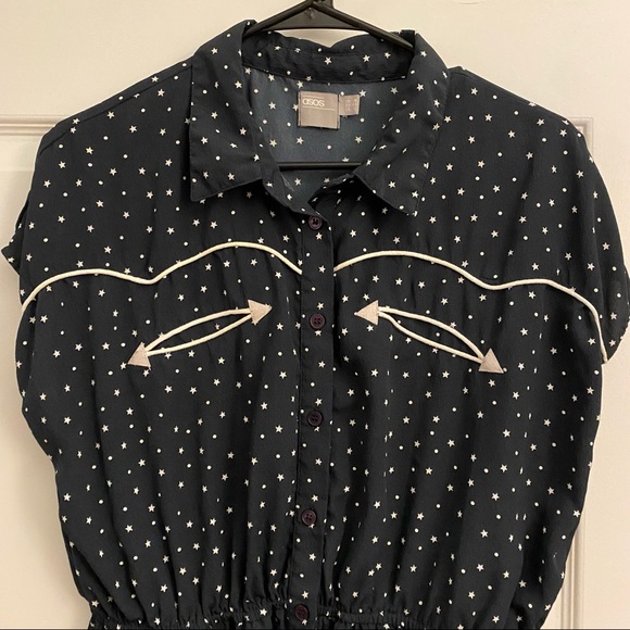 Starry cowgirl romper - Picture 3 of 3